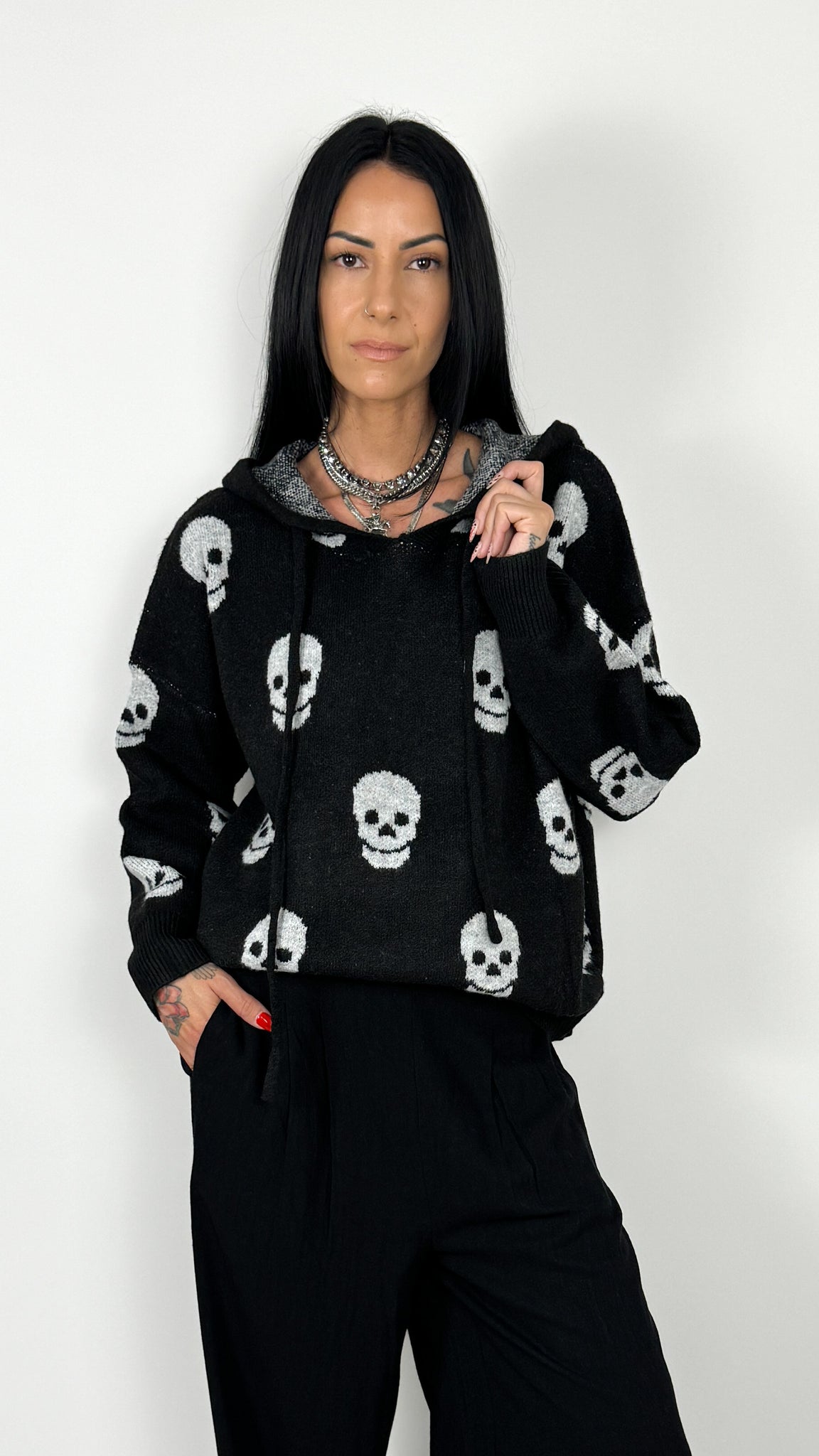 DEAD TO ME HOODED SWEATER