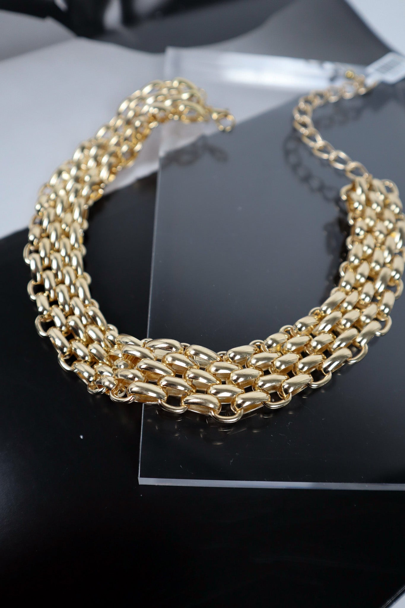 Rebel Rolo Chain Necklace - GOLD