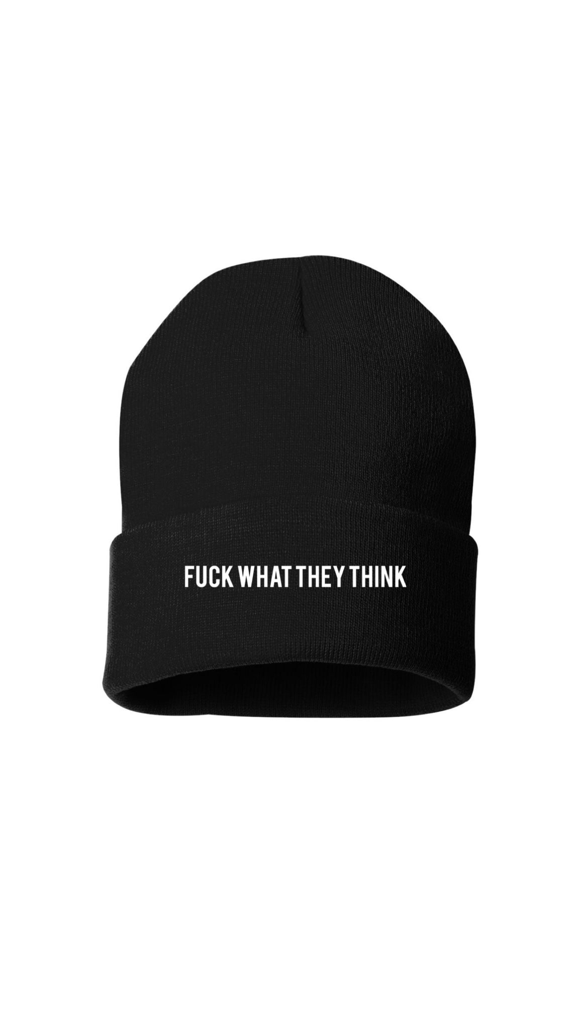 F WHAT THEY THINK BEANIE